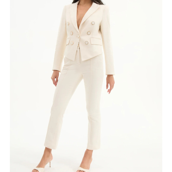 Veronica Beard Diego Dickey Jacket Ecru US 10 - Picture 5 of 11
